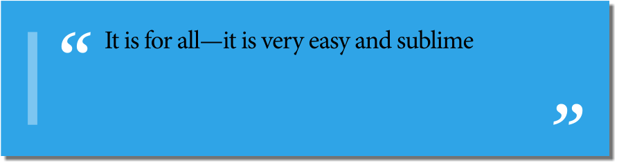 It is for all—it is very easy and sublime