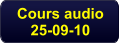Cours audio 25-09-10