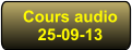 Cours audio 25-09-13
