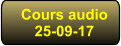 Cours audio 25-09-17