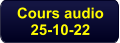 Cours audio 25-10-22