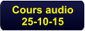 Cours audio 25-10-15