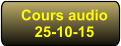 Cours audio 25-10-15