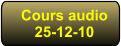 Cours audio 25-12-10