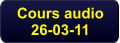 Cours audio 26-03-11