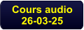 Cours audio 26-03-25