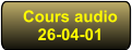 Cours audio 26-04-01