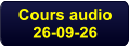 Cours audio 26-09-26